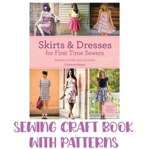 Skirts and Dresses for First Time Sewers Clothing Sewing Craft Book with Pattern